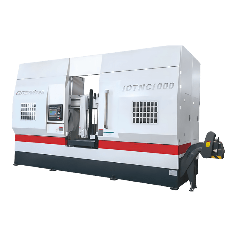 Mesin Gergaji Pemotong Logam Otomatis IOTNC1000 Mesin Gergaji Pita Servo