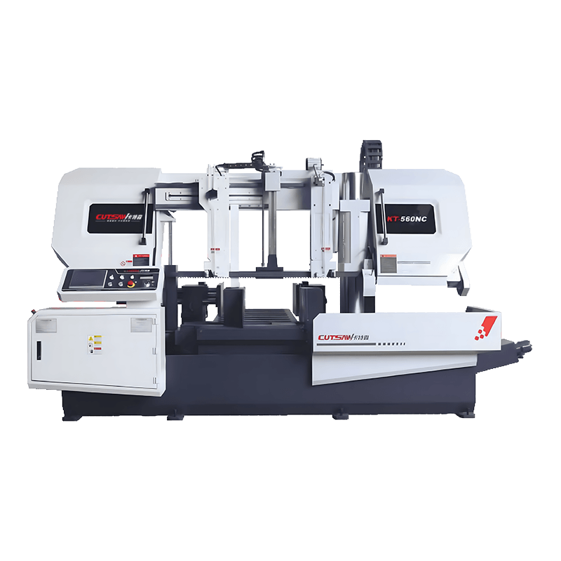 KT-560NC Mesin Gergaji Pita CNC Otomatis Sepenuhnya Gergaji Pita Horisontal