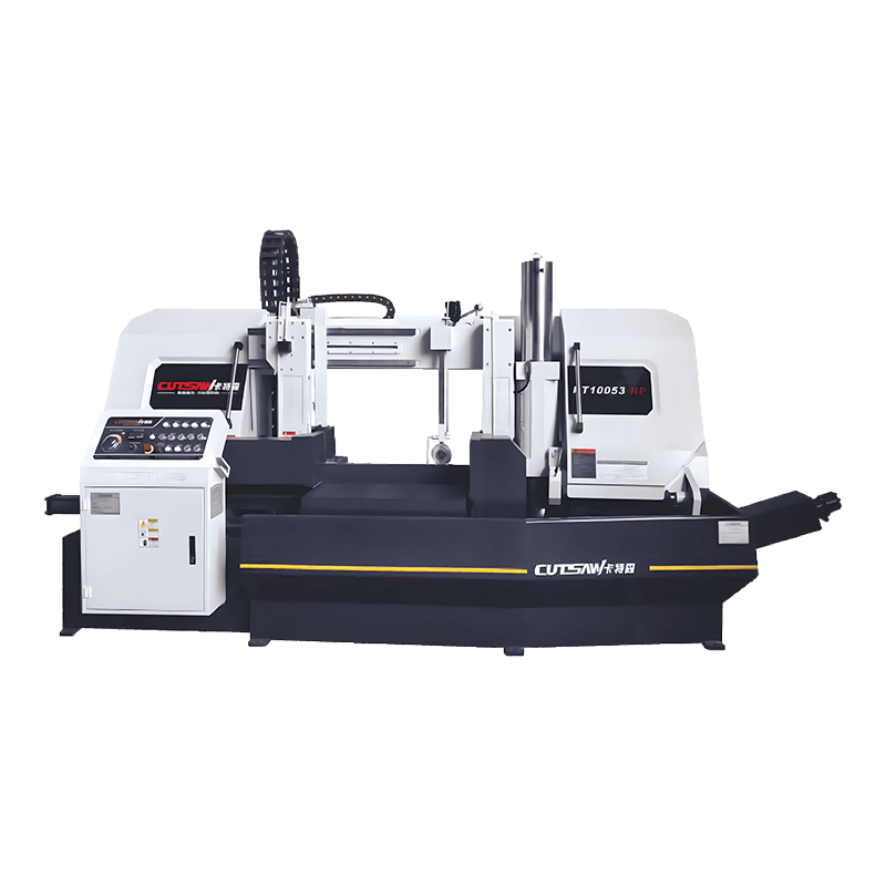 Mesin Gergaji Pita Pemotong Logam Semi Otomatis KT10053-HP