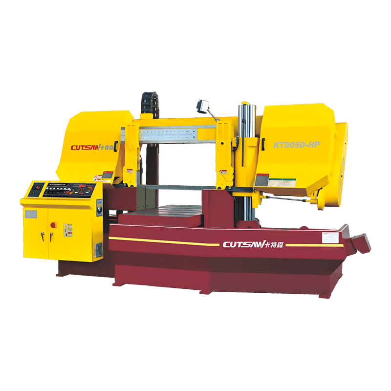 Mesin Gergaji Pita Mitering Logam Hidraulik Horisontal KT9050-HP