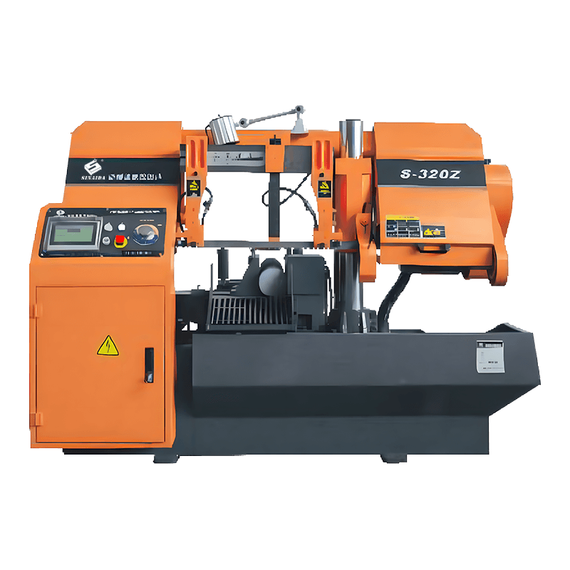 S-320Z Mesin Gergaji Pita Pemotong Logam Sudut CNC Otomatis